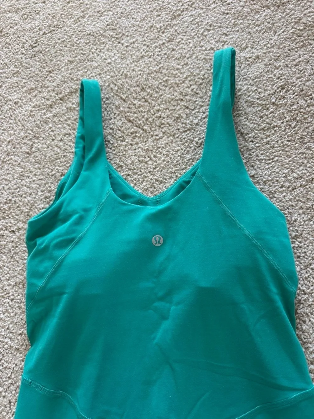 lululemon athletica Green One-Piece Active Bodysuit